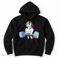 Unicorn Lifting Weights Hoodie thumb 0