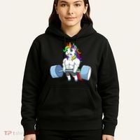 Unicorn Lifting Weights Hoodie thumb 5