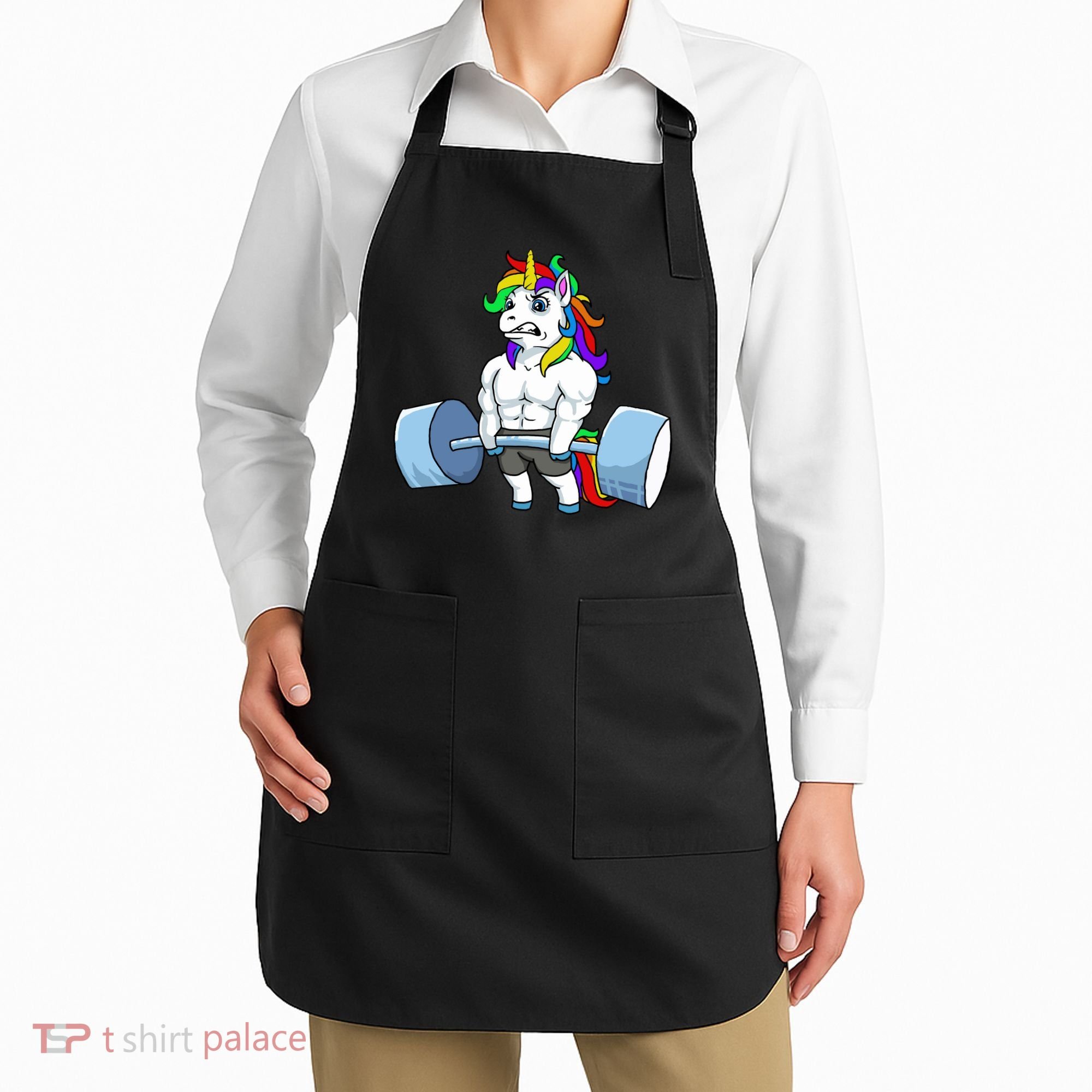 Unicorn Lifting Weights Apron