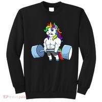 Unicorn Lifting Weights Sweatshirt thumb 0