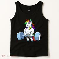 Unicorn Lifting Weights Tank Top thumb 2