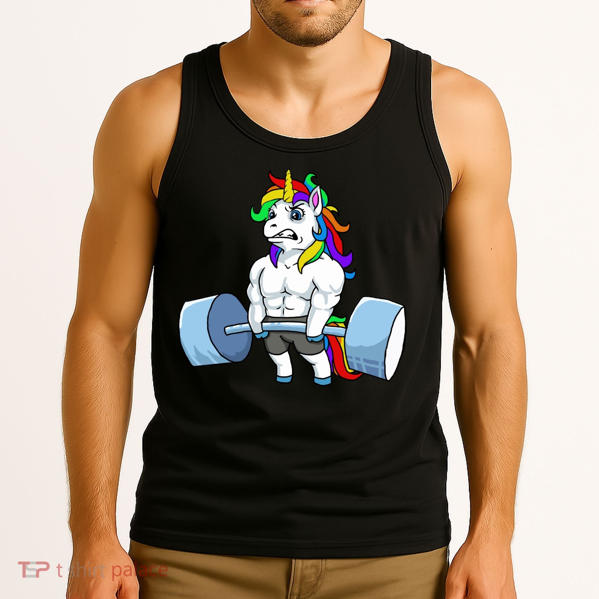 Unicorn Lifting Weights Tank Top