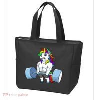 Unicorn Lifting Weights Tote Bag thumb 3