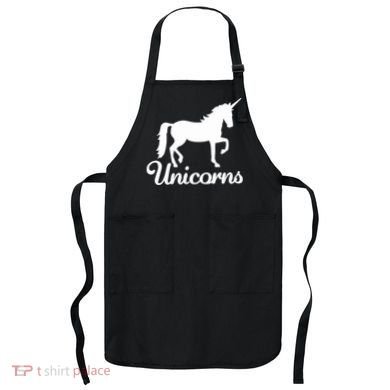 Unicorn Logo Apron