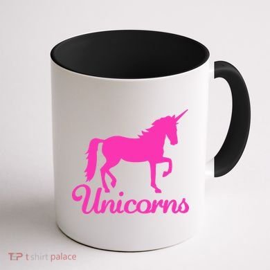 Unicorn Logo Coffee Mug back