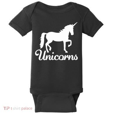 Unicorn Logo Baby Bodysuit