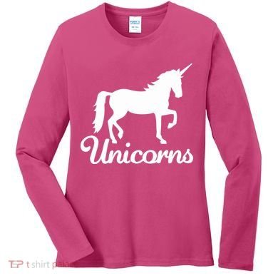 Unicorn Logo Women's Long Sleeve Shirt