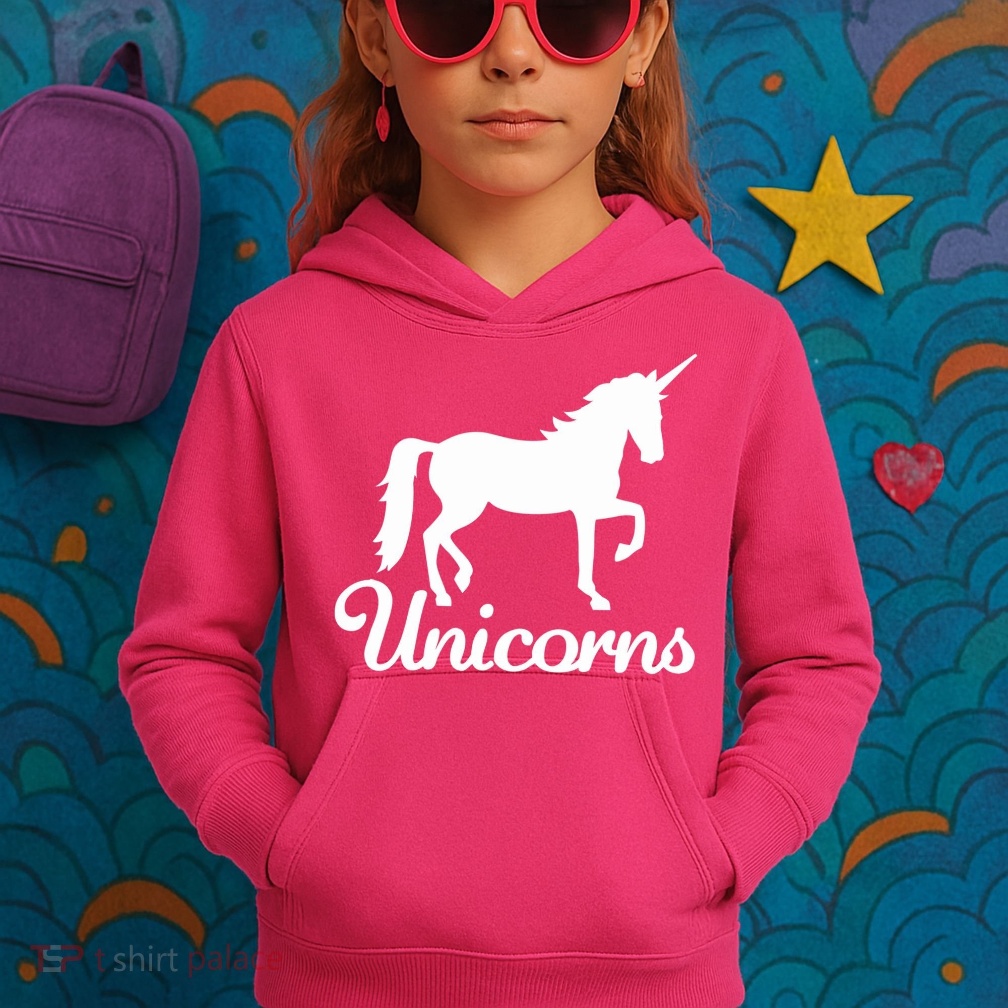 Unicorn Logo Kids Hoodie