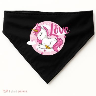 Unicorn Love  USA-Made Doggie Bandana