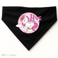 Unicorn Love  USA-Made Doggie Bandana thumb 0