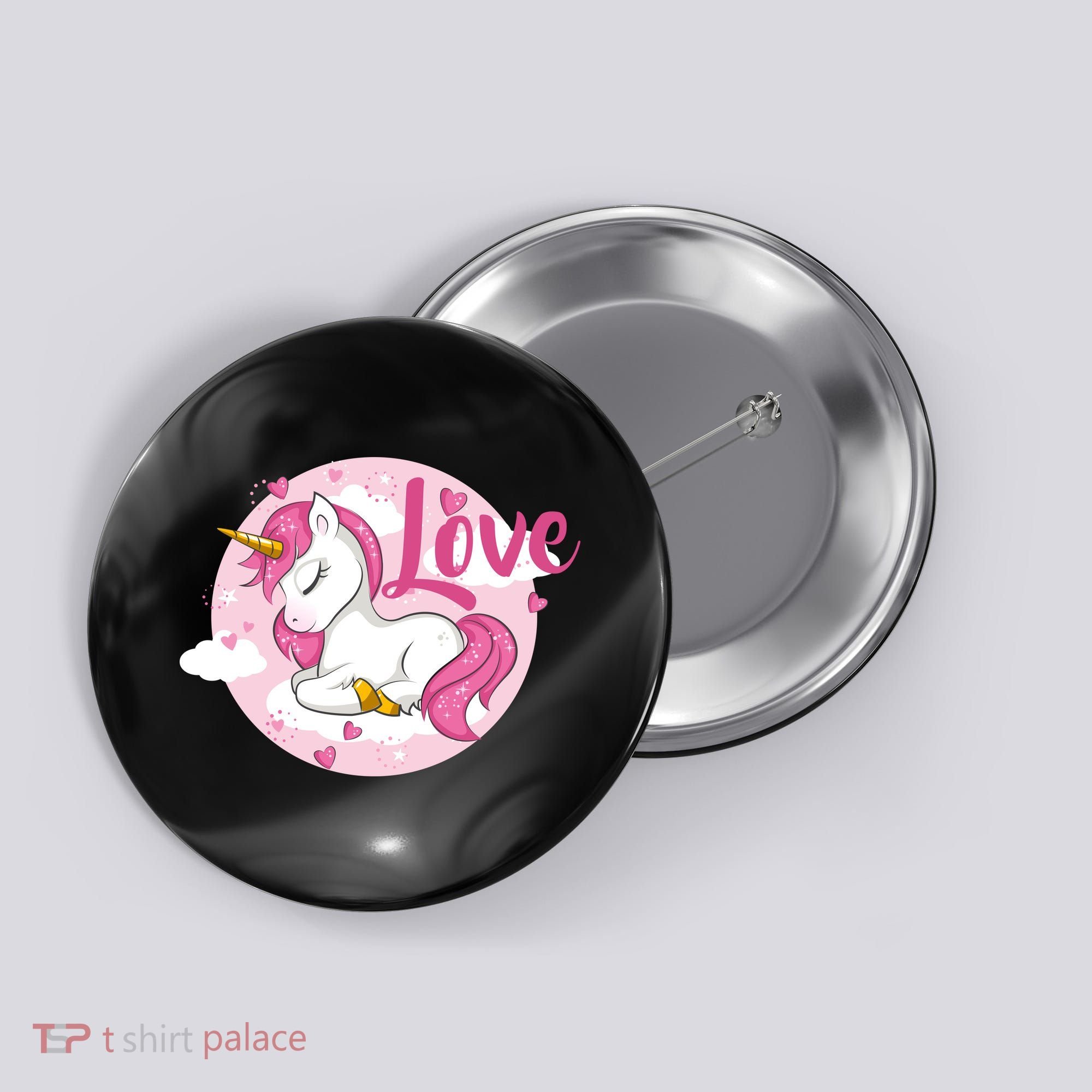 Unicorn Love  Button