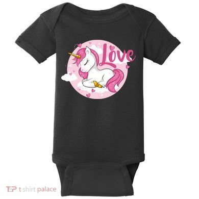 Unicorn Love  Baby Bodysuit