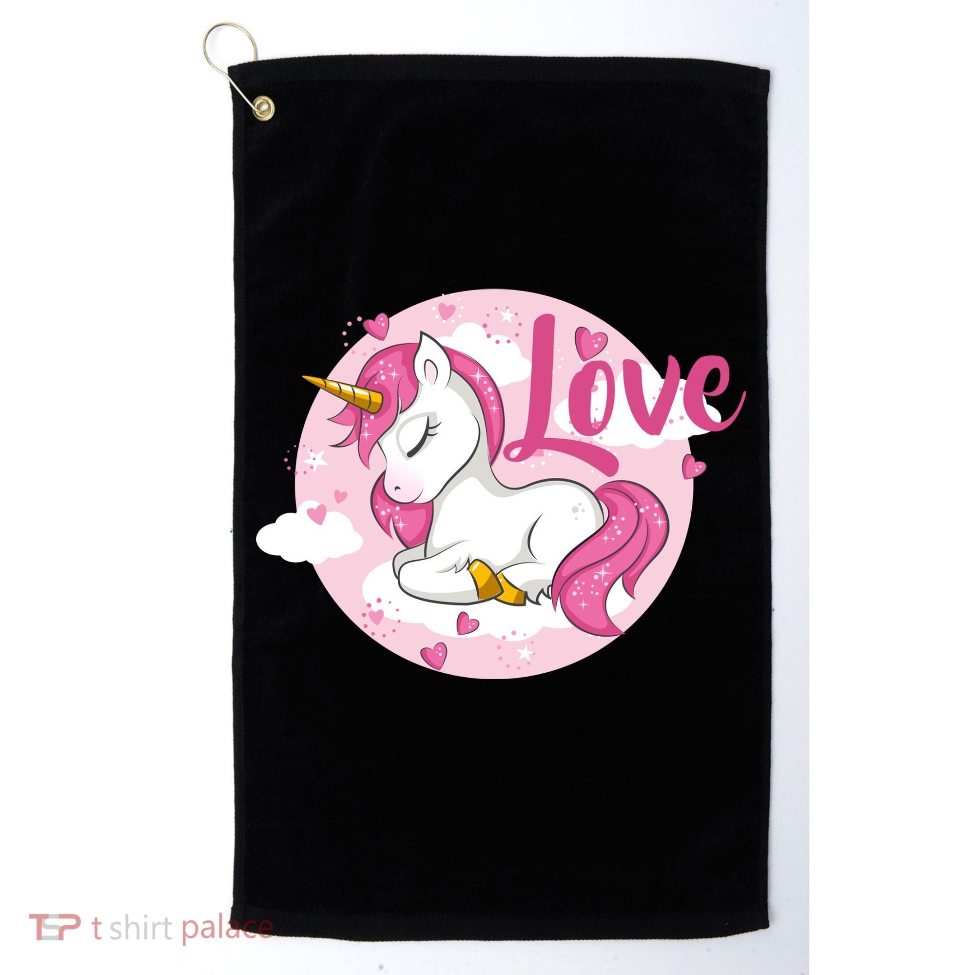 Unicorn Love  Golf Towel