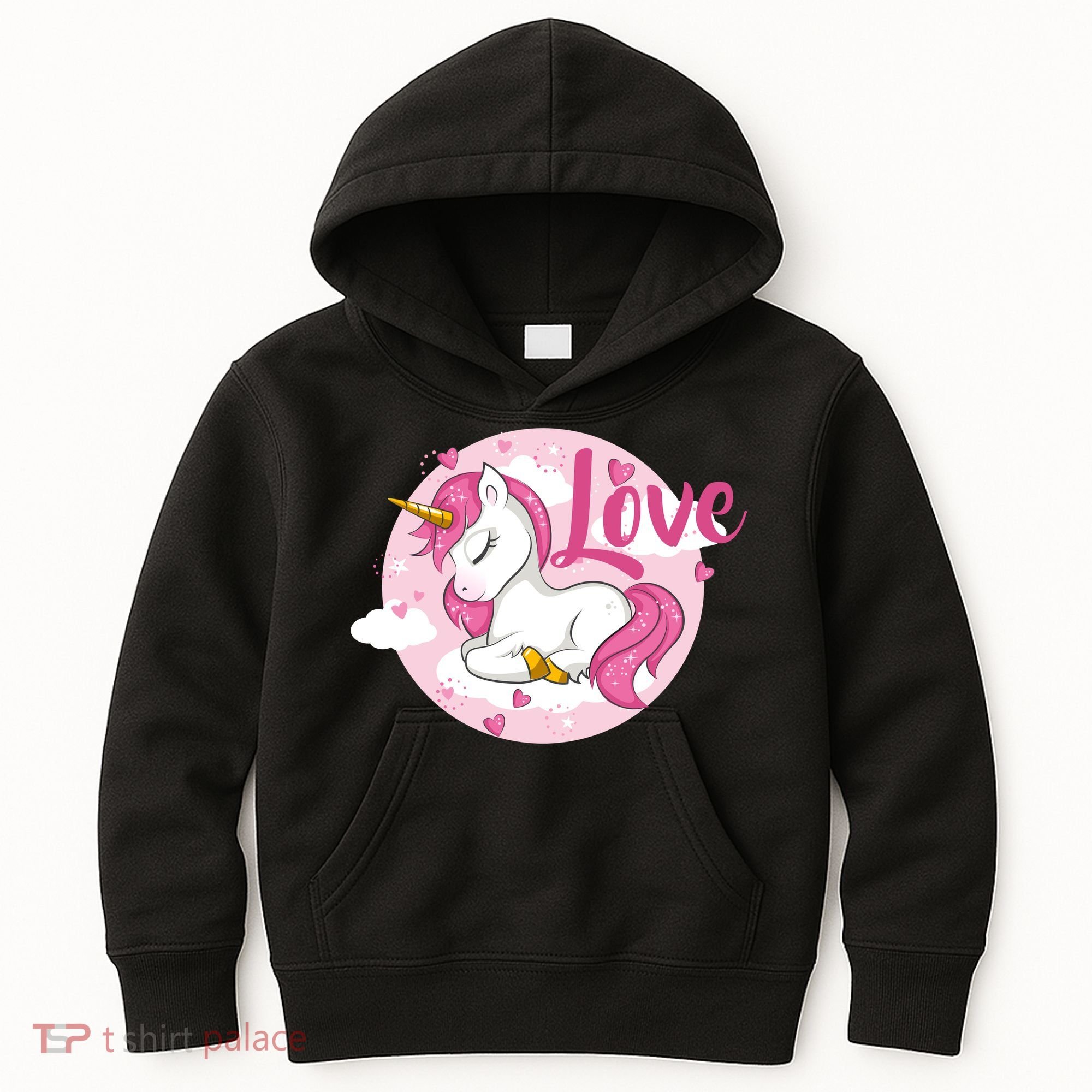Unicorn Love  Kids Hoodie