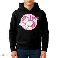 Unicorn Love  Kids Hoodie thumb 4
