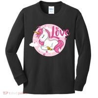 Unicorn Love  Kids Long Sleeve Shirt thumb 0