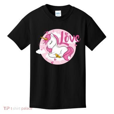 Unicorn Love  Kids T-Shirt