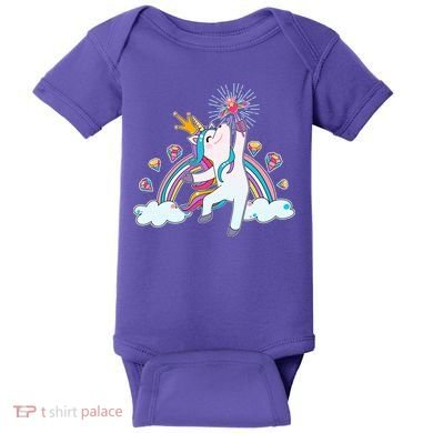 Unicorn Magic Baby Bodysuit
