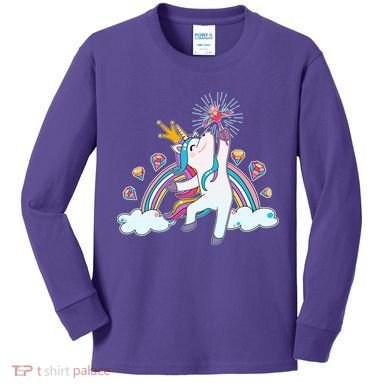 Unicorn Magic Kids Long Sleeve Shirt