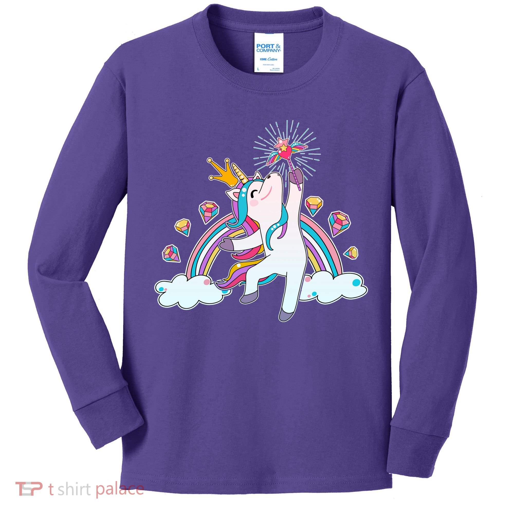 Unicorn Magic Kids Long Sleeve Shirt