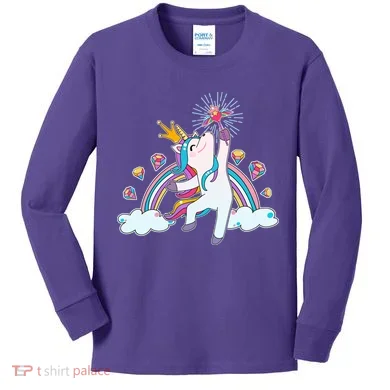 Unicorn Magic Kids Long Sleeve Shirt