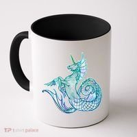 Unicorn Mermaid Hippocampus Coffee Mug thumb 0