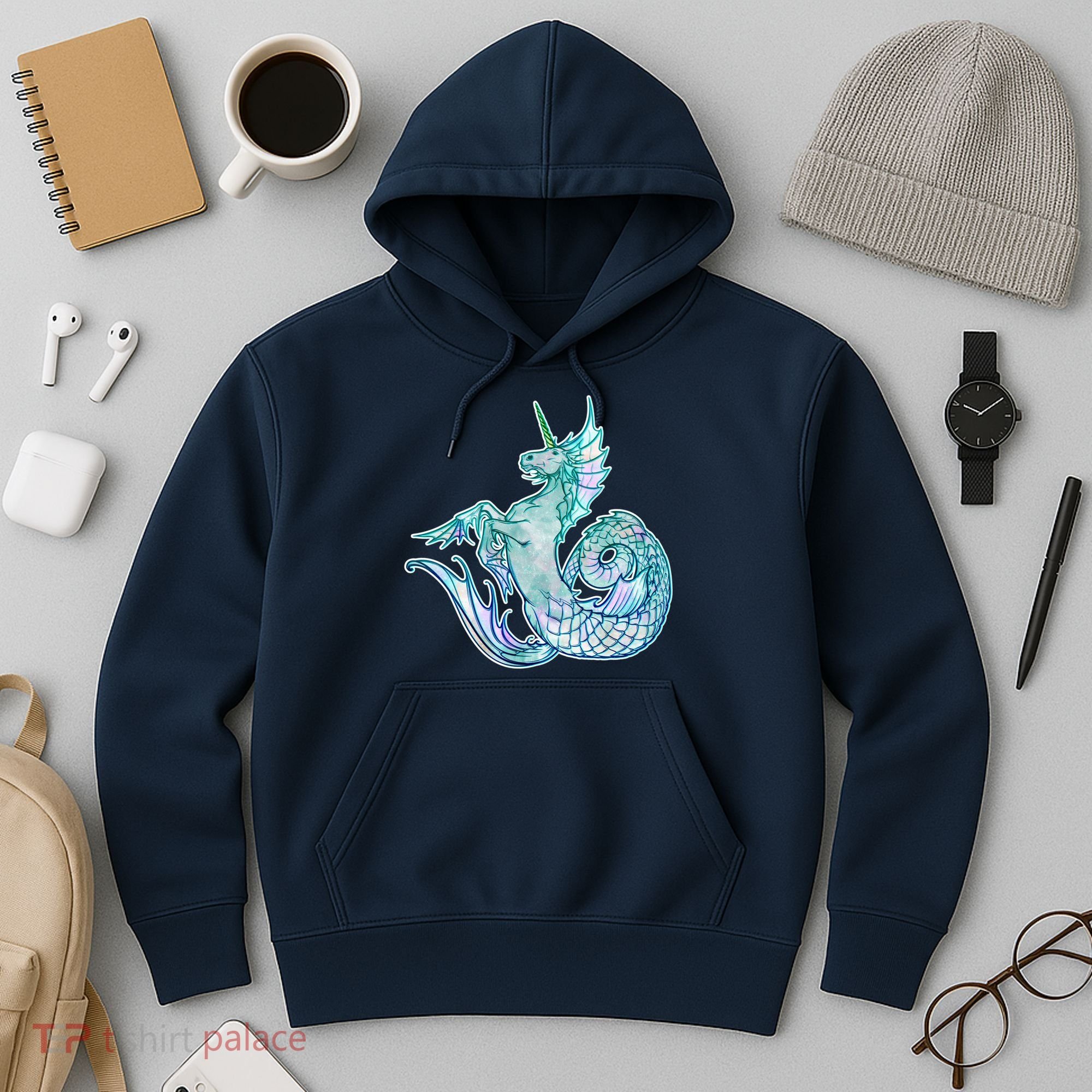 Unicorn Mermaid Hippocampus Hoodie