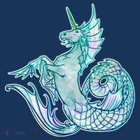 Unicorn Mermaid Hippocampus Apron thumb 3