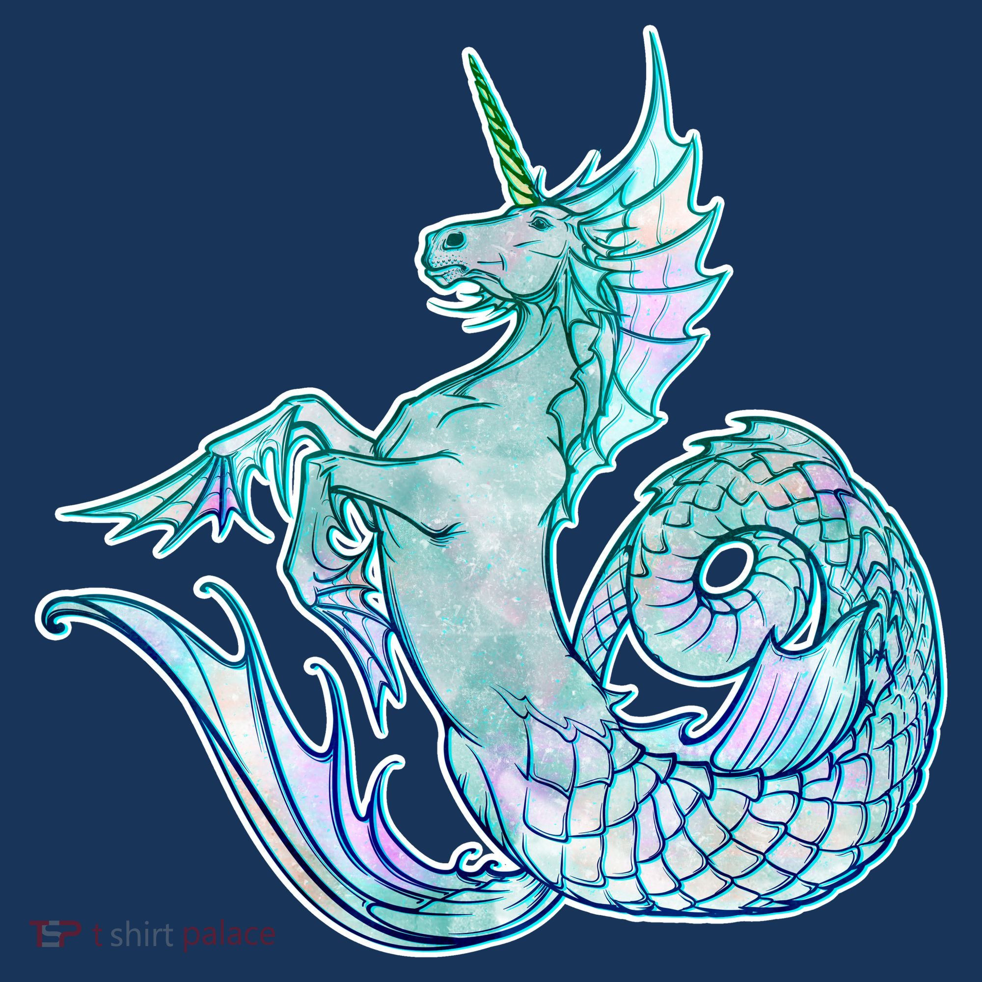 Unicorn Mermaid Hippocampus T-Shirt