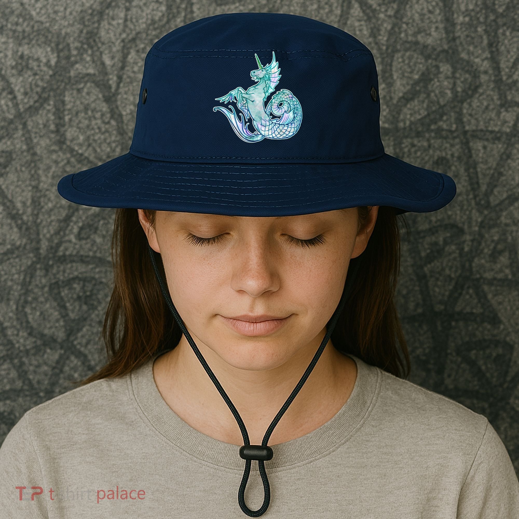 Unicorn Mermaid Hippocampus Bucket Hat