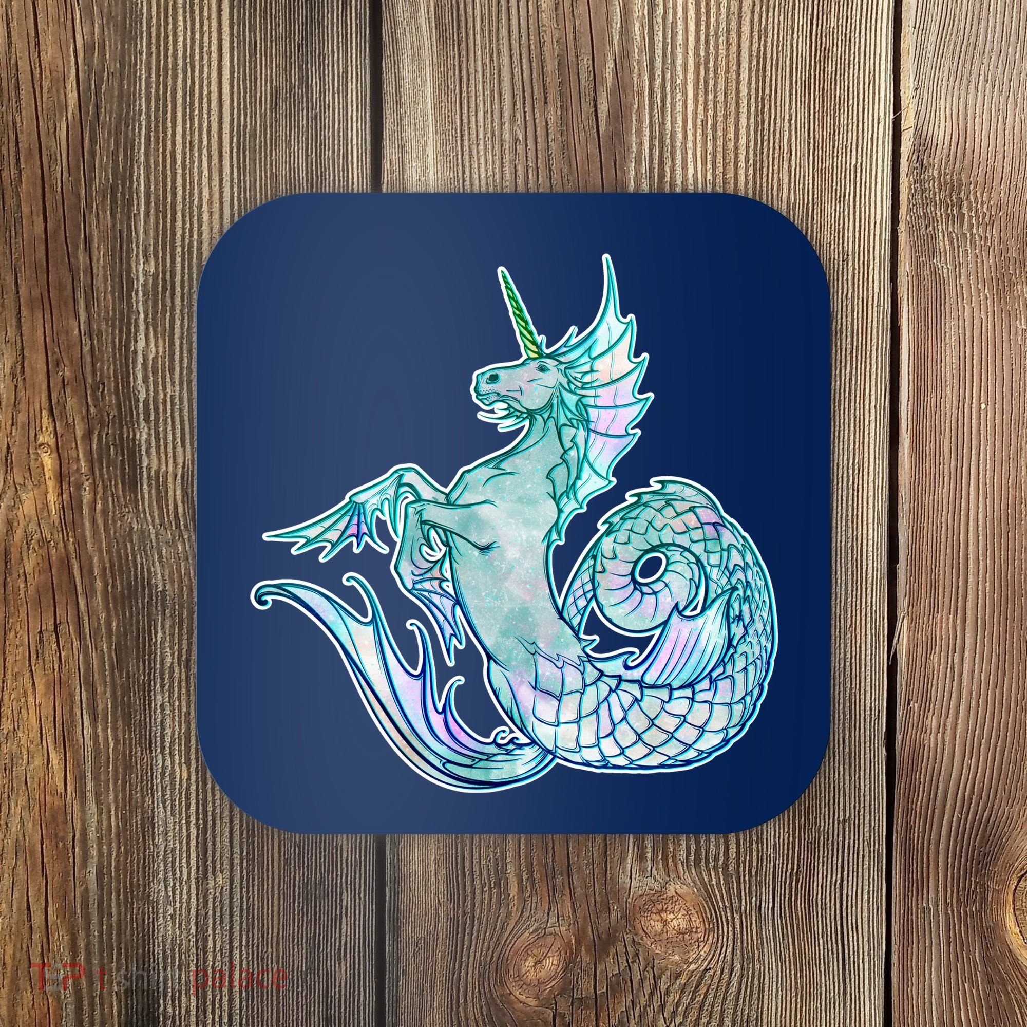 Unicorn Mermaid Hippocampus Coaster