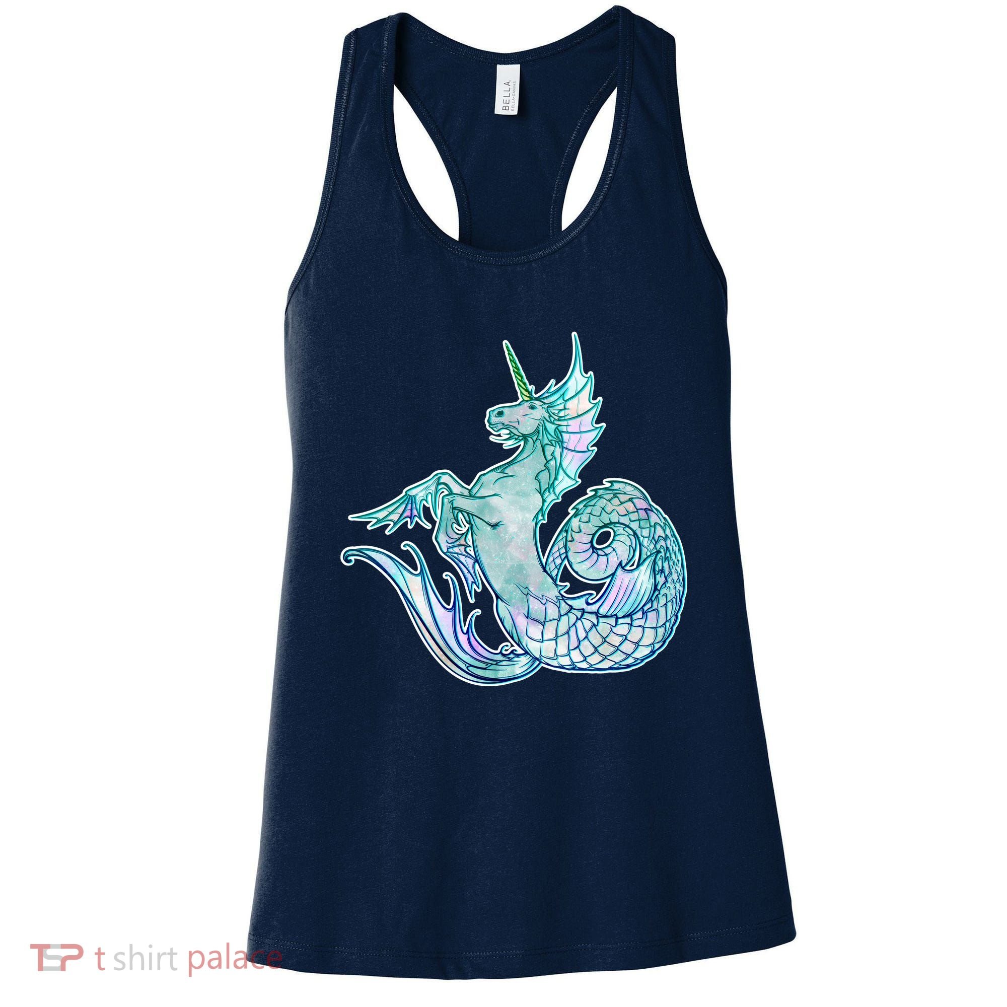 Unicorn Mermaid Hippocampus Women's Tank Top