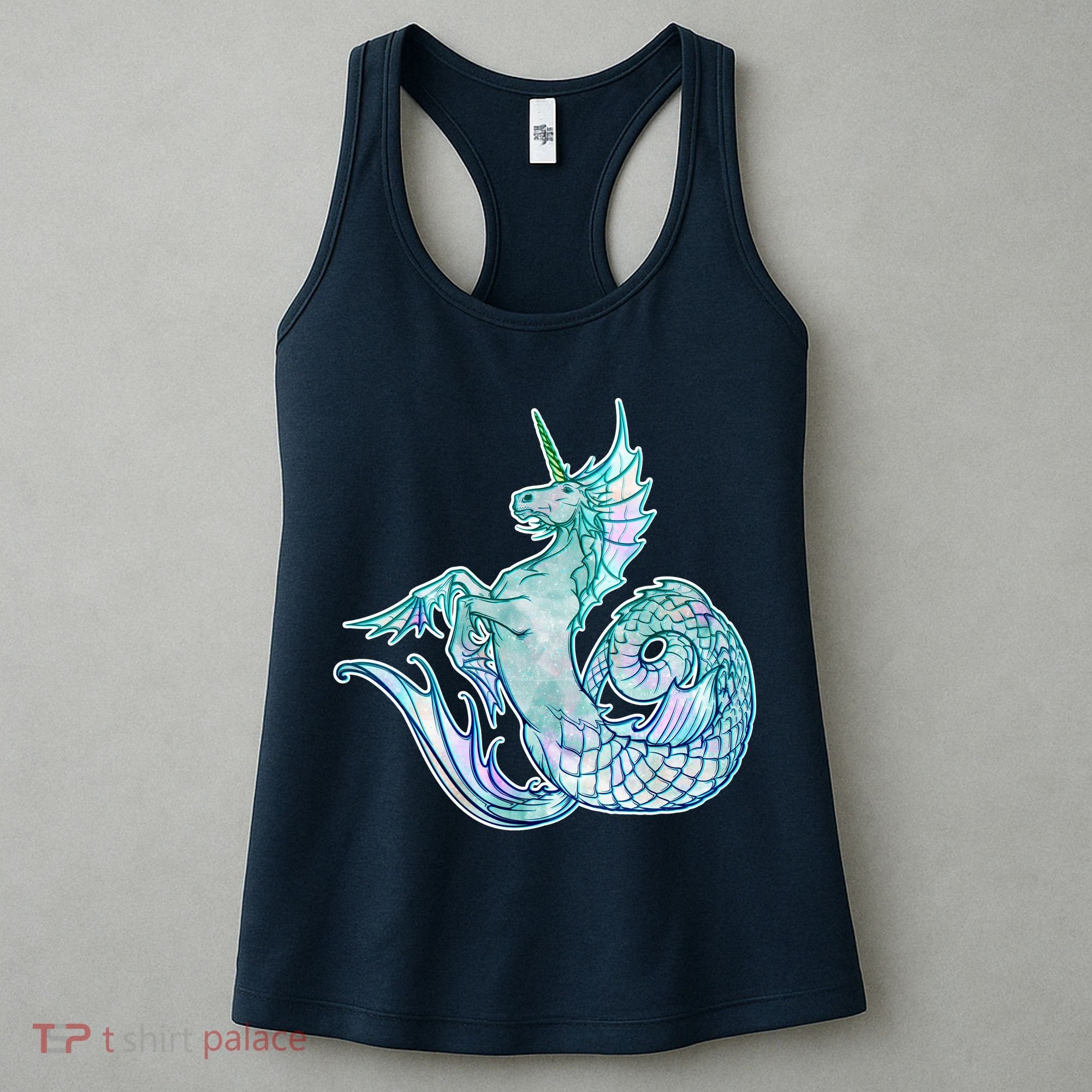 Unicorn Mermaid Hippocampus Women's Tank Top
