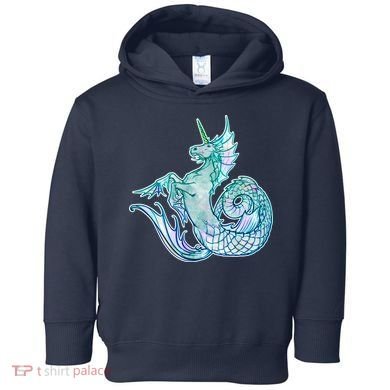 Unicorn Mermaid Hippocampus Toddler Hoodie