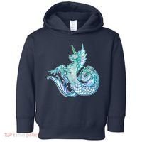 Unicorn Mermaid Hippocampus Toddler Hoodie thumb 0