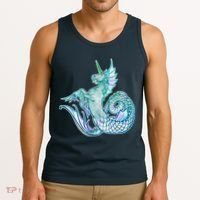 Unicorn Mermaid Hippocampus Tank Top thumb 3
