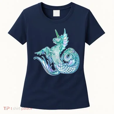 Unicorn Mermaid Hippocampus Women's T-Shirt