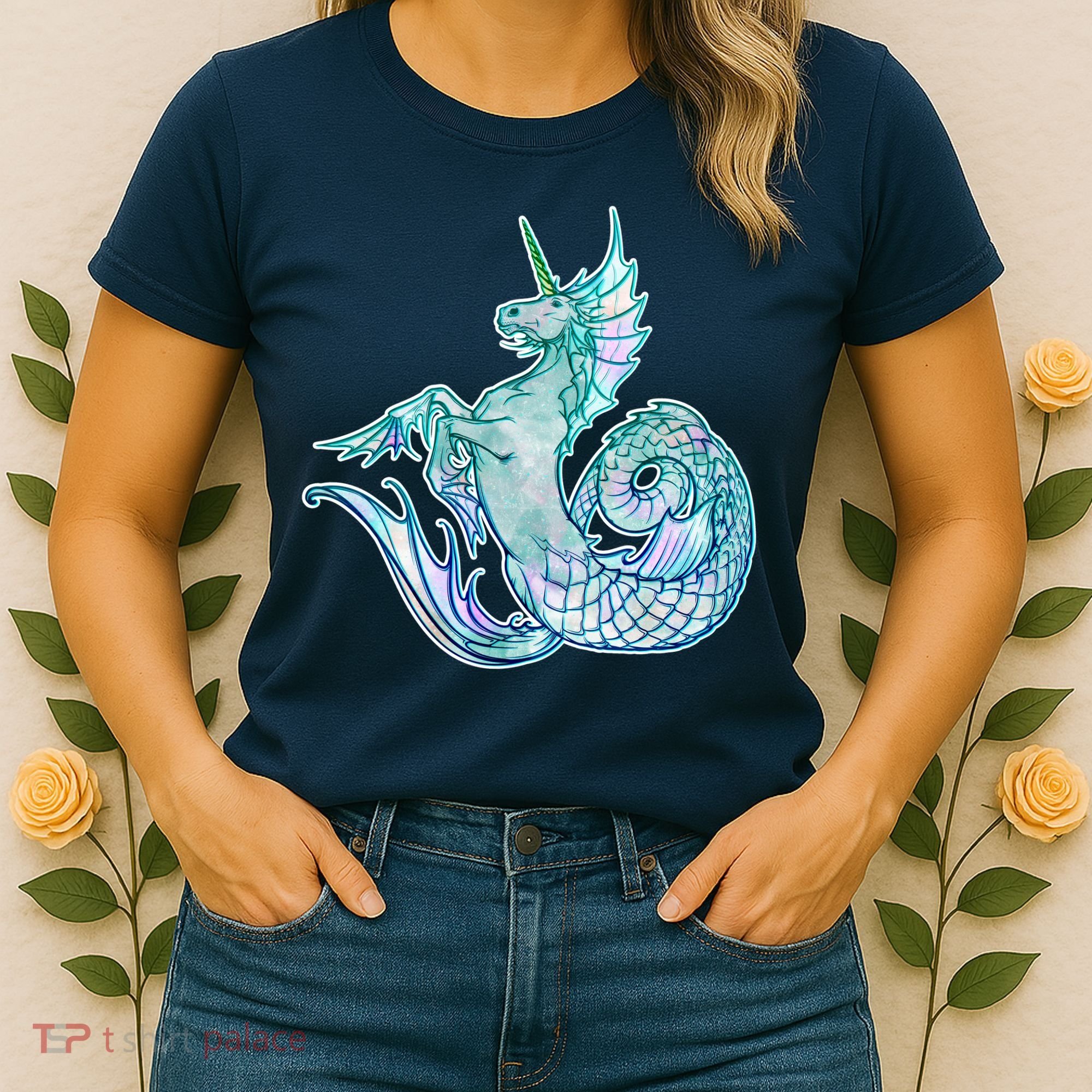 Unicorn Mermaid Hippocampus Women's T-Shirt