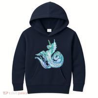 Unicorn Mermaid Hippocampus Kids Hoodie thumb 0