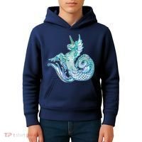 Unicorn Mermaid Hippocampus Kids Hoodie thumb 4