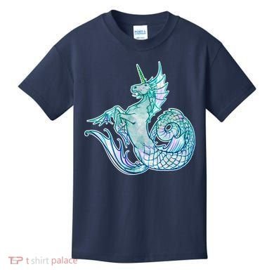 Unicorn Mermaid Hippocampus Kids T-Shirt