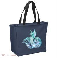 Unicorn Mermaid Hippocampus Tote Bag thumb 2