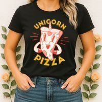 Unicorn Pizza Women's T-Shirt thumb 2