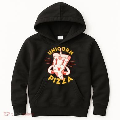 Unicorn Pizza Kids Hoodie