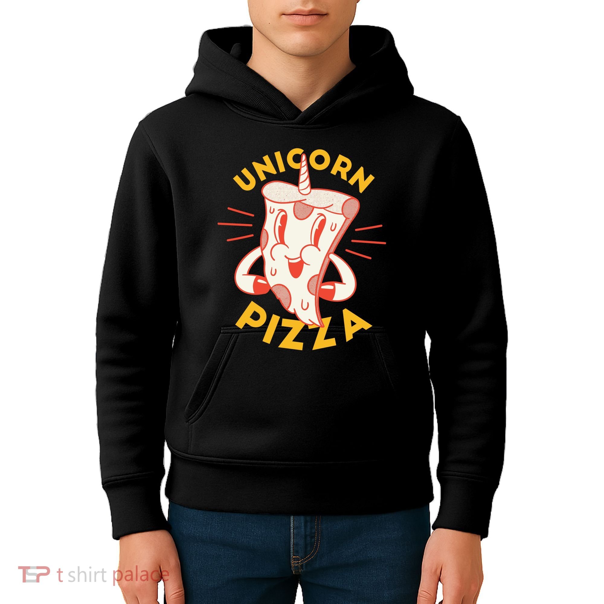 Unicorn Pizza Kids Hoodie