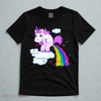 Unicorn Pooping A Rainbow T-Shirt thumb 5