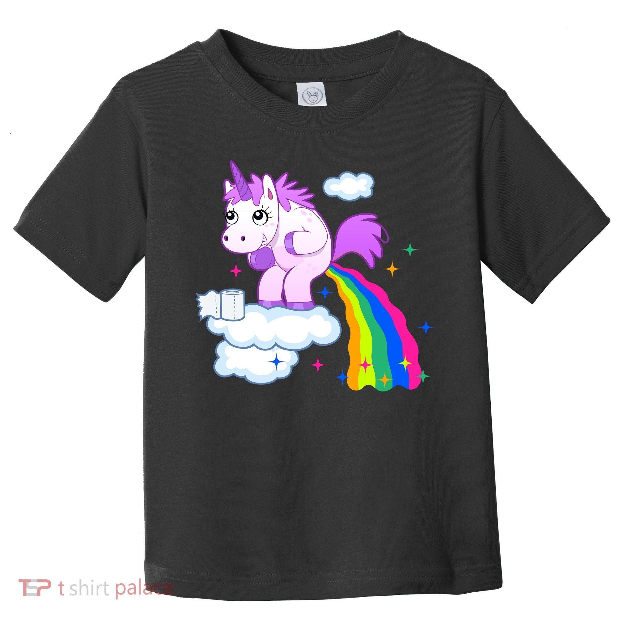 Unicorn Pooping A Rainbow Toddler T-Shirt