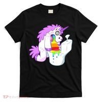 Unicorn Pukes Rainbow In The Toilet T-Shirt thumb 0