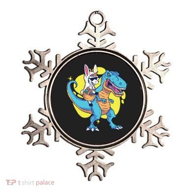 Unicorn Riding Trex Easter Ornament