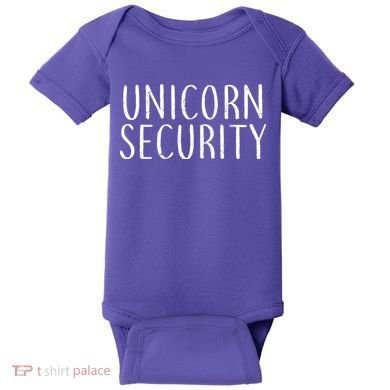 Unicorn Security Baby Bodysuit